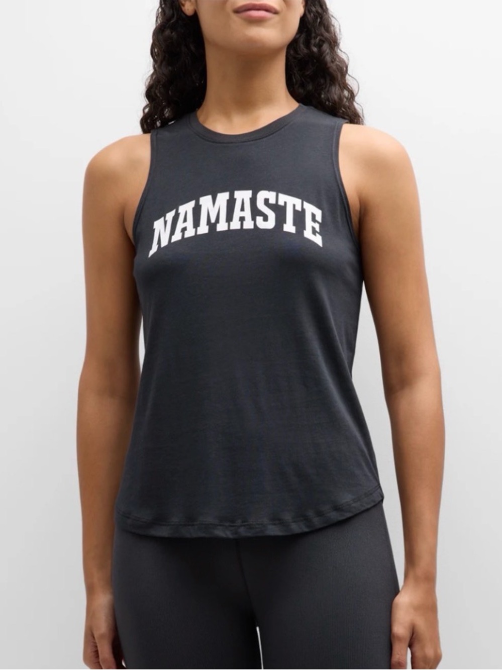 Spiritual Gangster Black ‘Namaste’ Tank Top - Medium